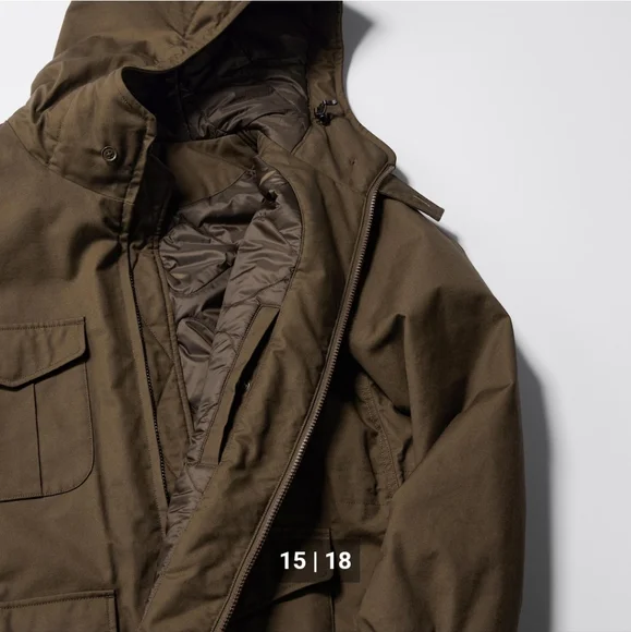ENGINEERED GARMENTS X UNIQLO PUFFTECH Utility Jacket (HEATTECH